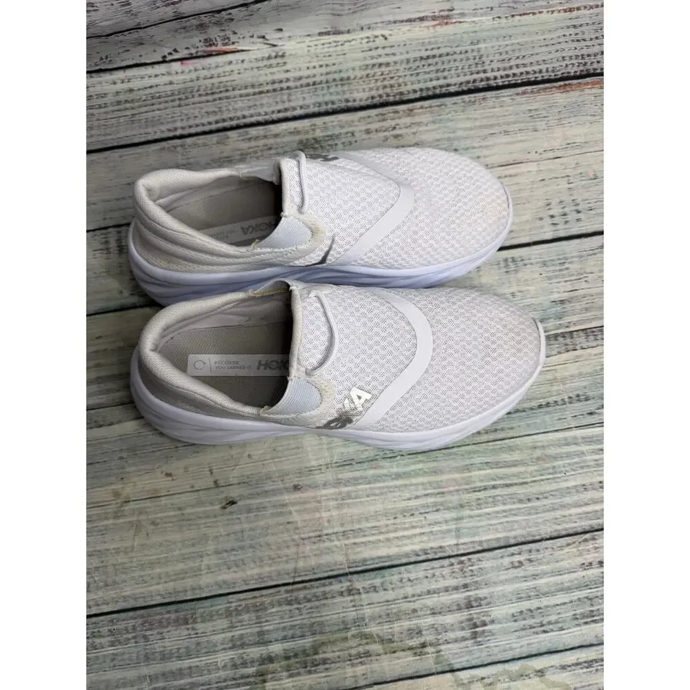 Hoka Ora Recovery Shoe 2 White Slip On Comfort Shoes Women’s 9